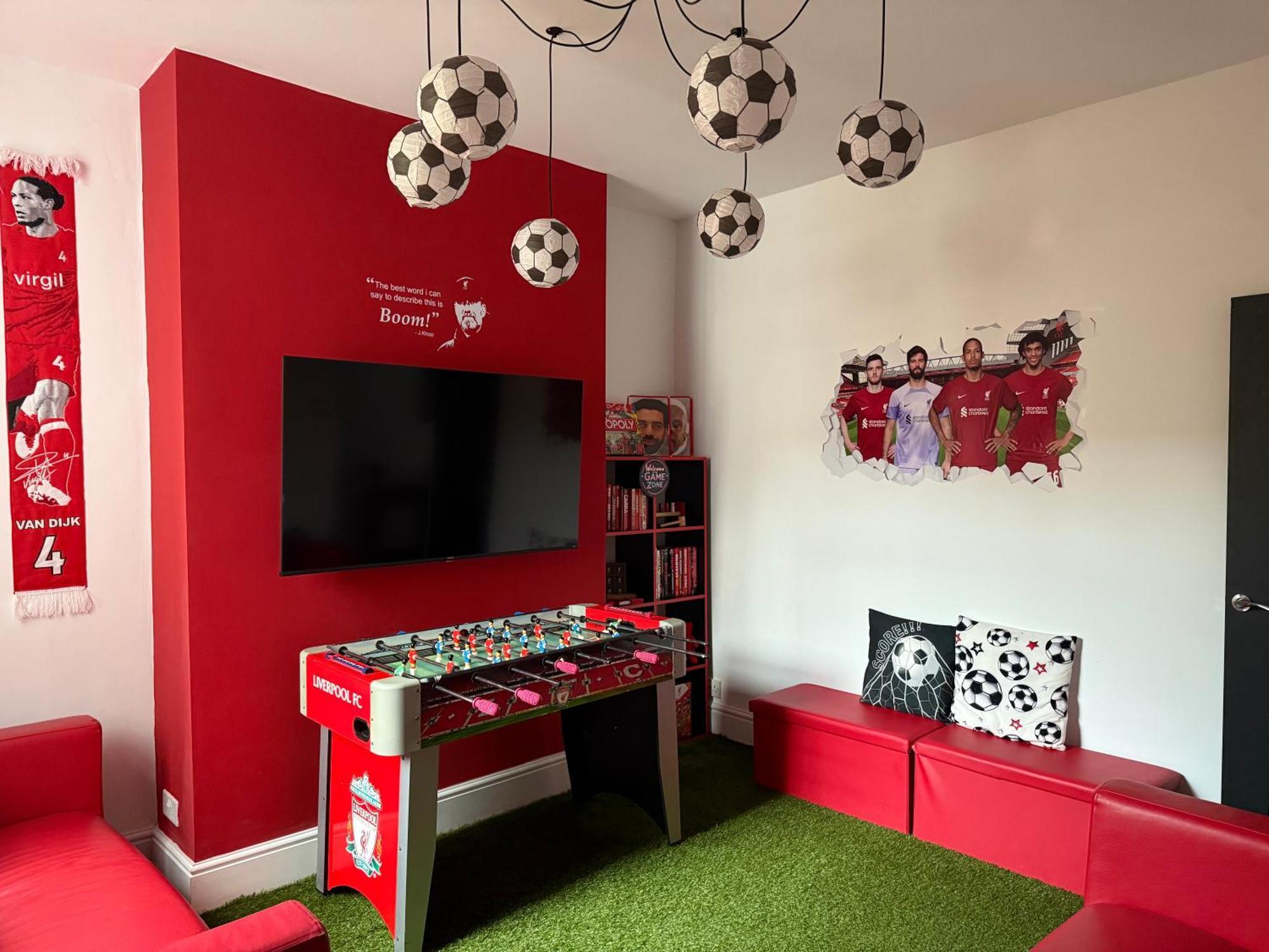 Anfield Abode - Entire Lfc Themed House Villa Liverpool Bagian luar foto