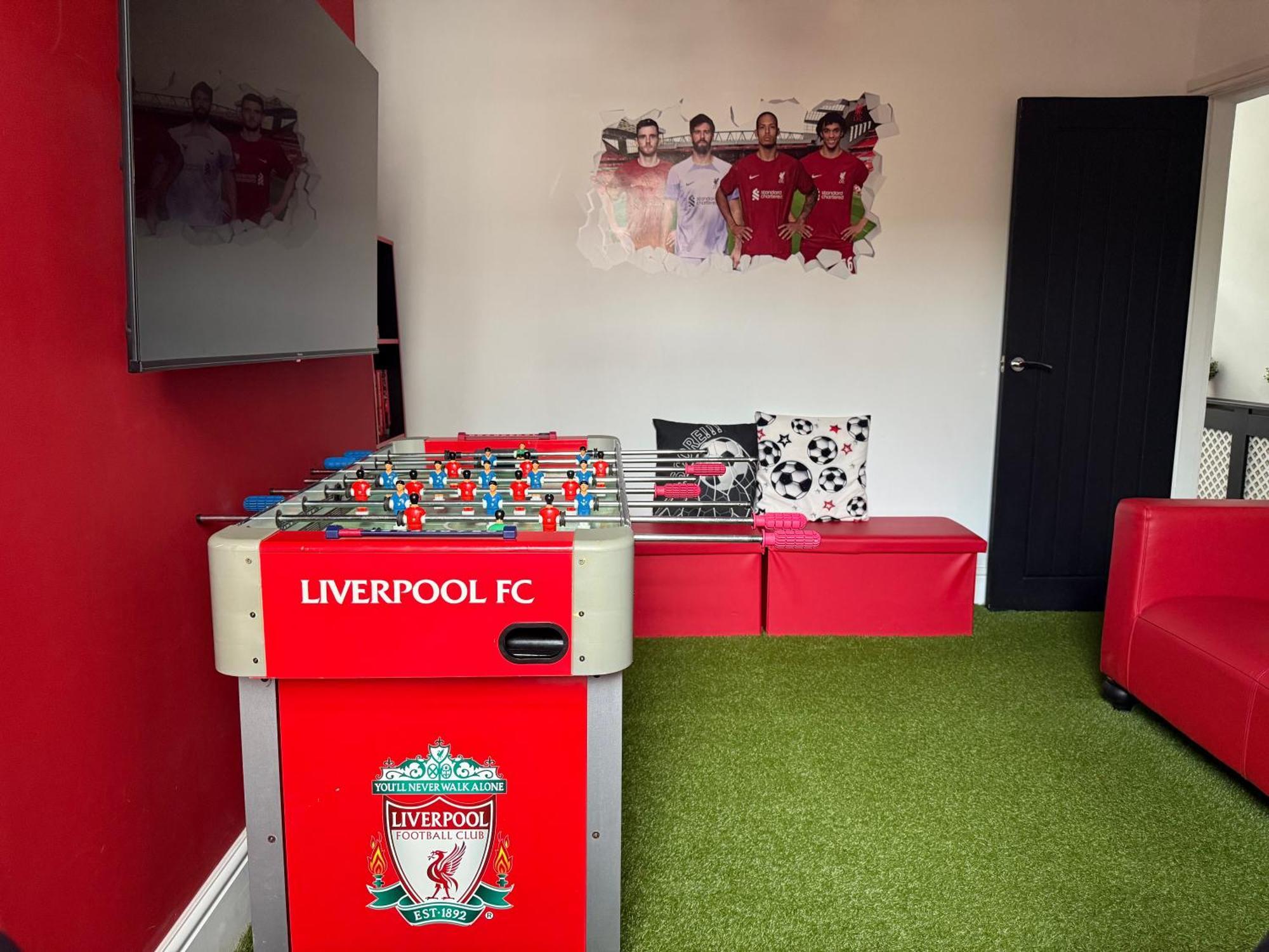 Anfield Abode - Entire Lfc Themed House Villa Liverpool Bagian luar foto
