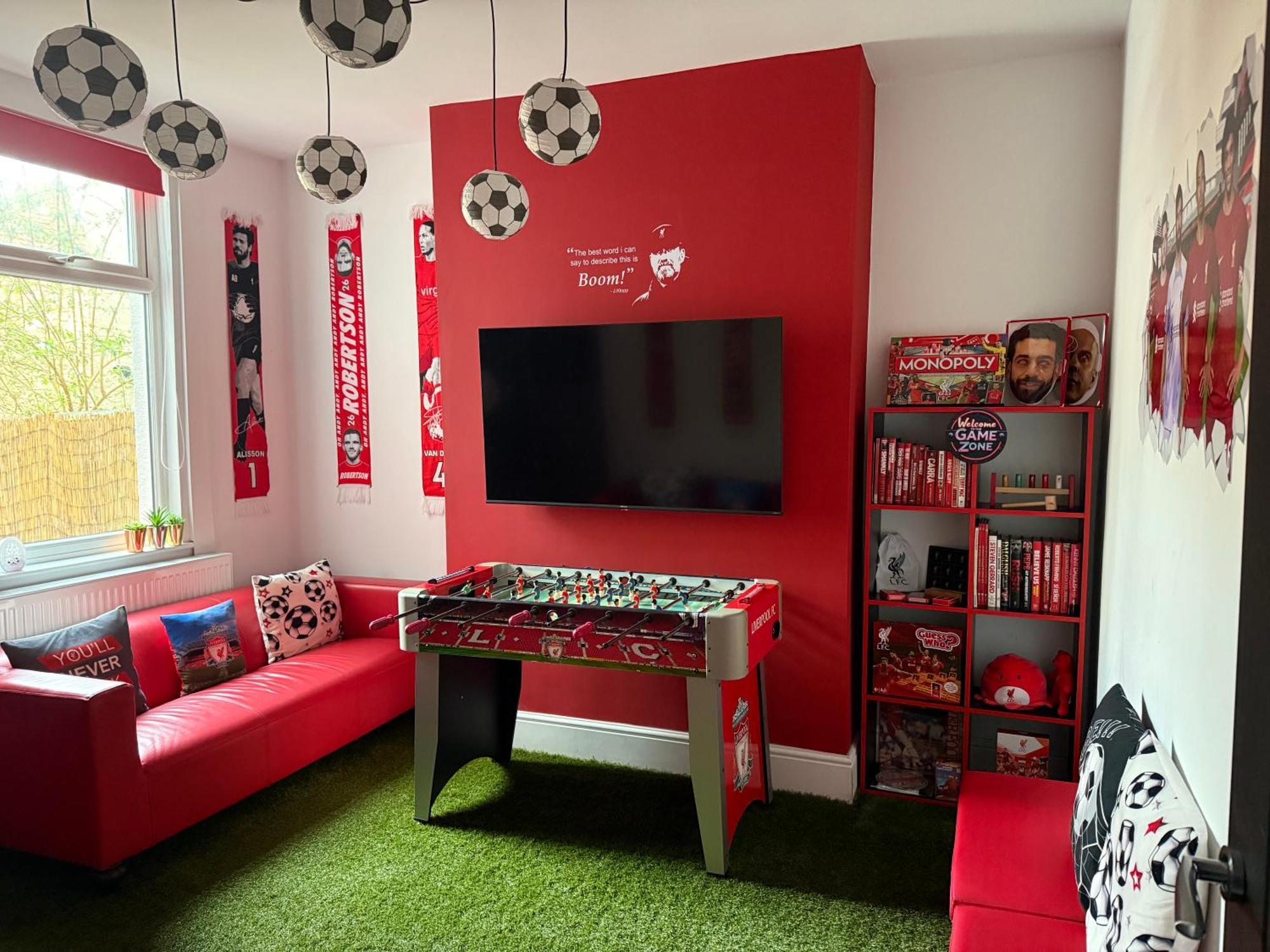 Anfield Abode - Entire Lfc Themed House Villa Liverpool Bagian luar foto